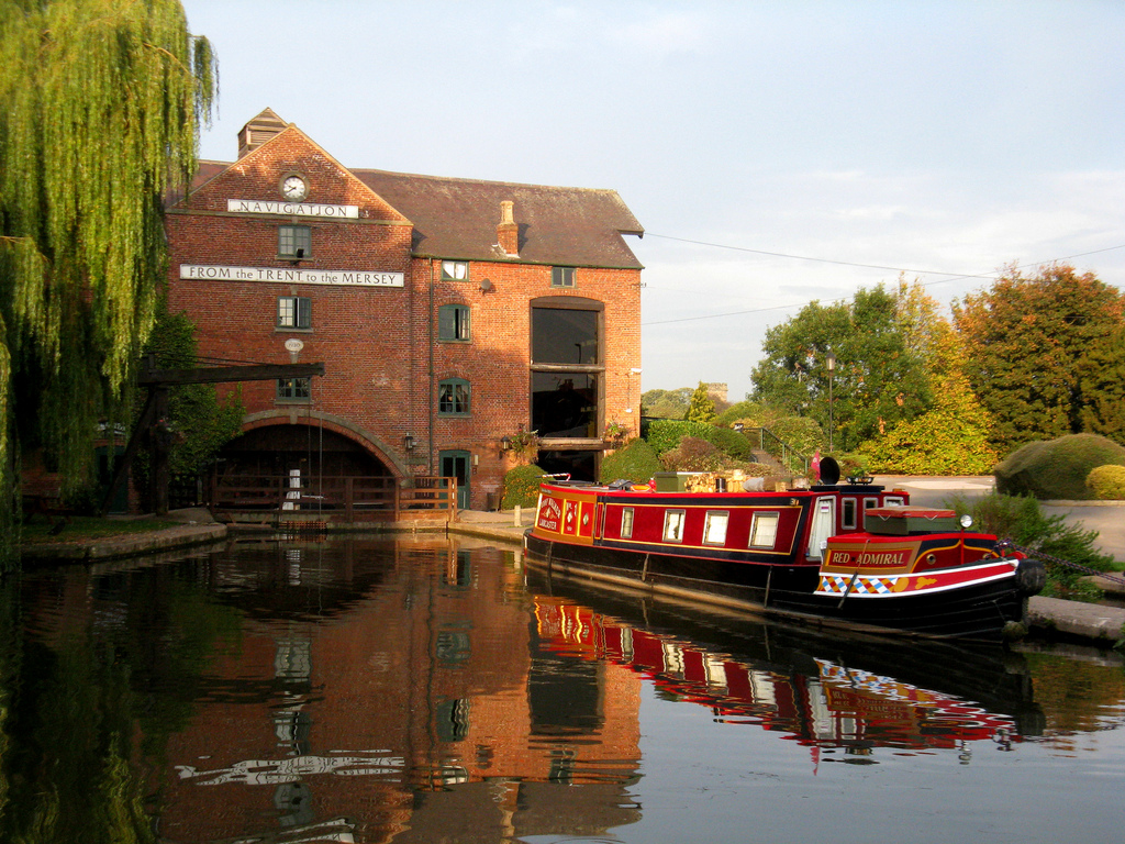Trent and Mersey canal Shardlow, Derbyshire
